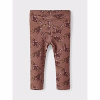 LIL ATELIER Modal Leggings Gaya Woodsmoke